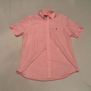 Ralph Lauren Red Short Sleeve Shirt size medium